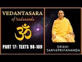 Download Lagu 17. Vedantasara | Texts 98-109 | Swami Sarvapriyananda