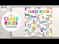 Set Clear Classroom Expectations with Vibrant Classroom Rules Posters