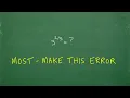 You are probably making this major calculator mistake
