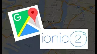 Drag and Drop Google map in Ionic 2 and Javascript