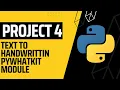 Text to Handwritten PYWHATKIT Module Python