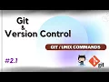 Git Unix Commands Version Control E2 1 Series