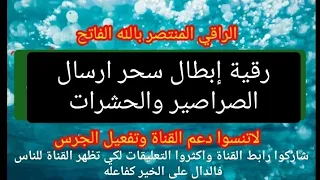 رقية إبطال سحر ارسال الصراصير والحشرات 