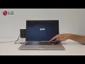 LG Gram PC Easy access and use the LG Recovery center on 2021 Gram