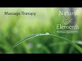 Massage Therapies with Natural Elements