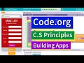 User Input and Strings Lesson 6 10 Tutorial with Answers Code org CS Principles