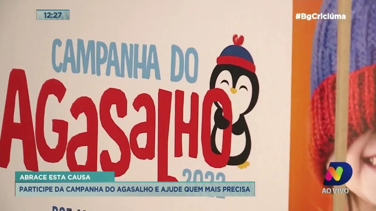 Campanha do Agasalho: frio intenso reforça necessidade de roupas quentes para famílias carentes