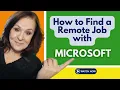 Remote Jobs with Microsoft