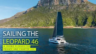 Sailing a big new cat with big shoes to fill – the Leopard 46 replaces a dual purpose best seller