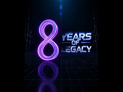 Eight years strong, celebrating innovation and infinite possibilities.