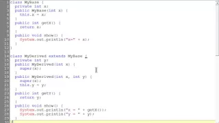 Java Derived Classes