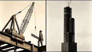 The Machines That Built the Sears Tower in 21 Months 1970-1973