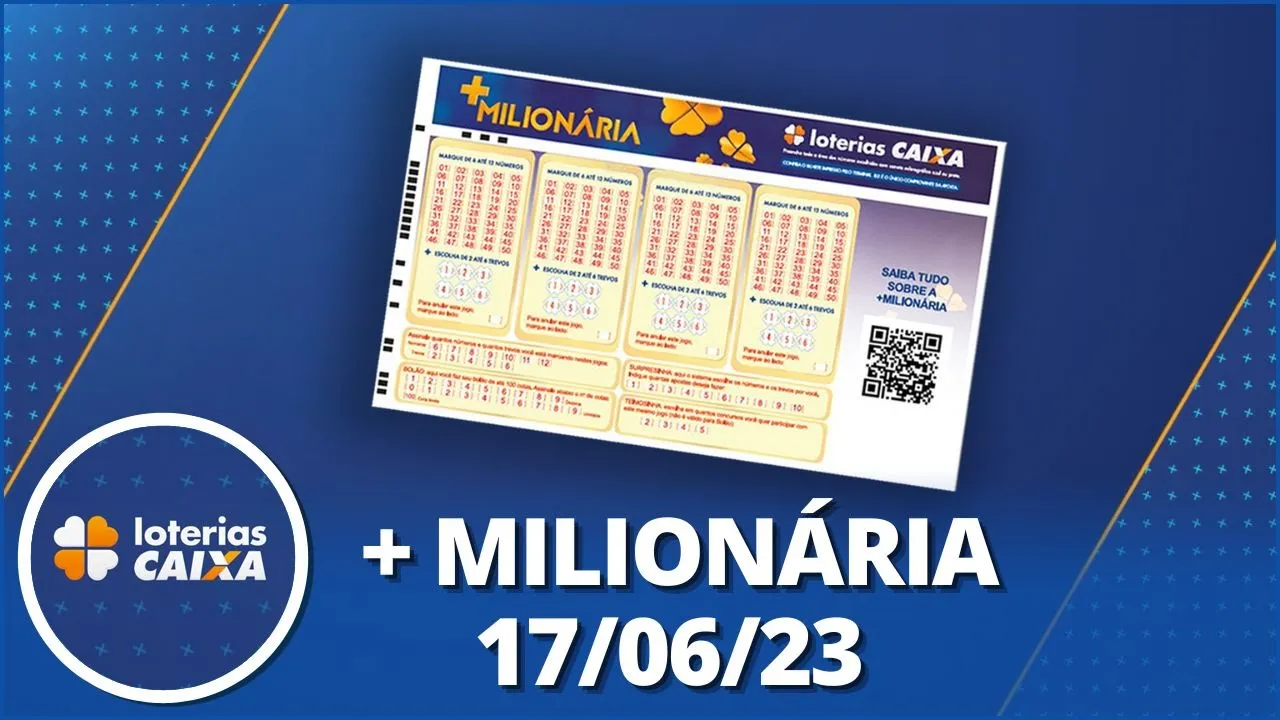 Resultado da +Milionária - Concurso nº 56 - 17/06/2023