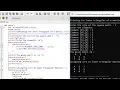 program in C to print or display the lower triangular of a given matrix