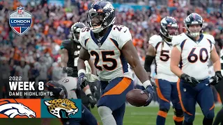 Denver Broncos vs Jacksonville Jaguars 2022 Week 8 Game Highlights