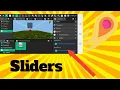 Sliders In it s magic game engine