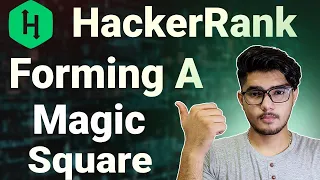Forming a Magic Square hackerrank solution Magic Square Hackerrank Forming Magic Square Hindi