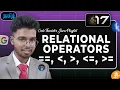 Relational Logical and Ternary Operators explained Part - 17 Code thanish s java playlist