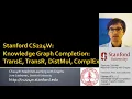 Stanford CS224W ML with Graphs 2021 Lecture 10 3 - Knowledge Graph Completion Algorithms
