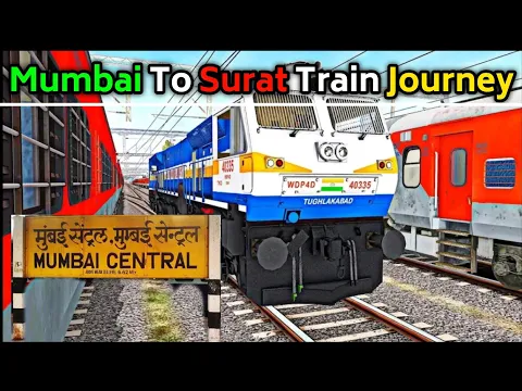 Download MP3 Surat To Mumbai train journey | Indian Railways Train Journey 🇮🇳 | Twisted Train |