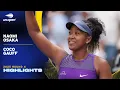 Download Lagu Naomi Osaka vs. Coco Gauff Highlights | 2025 US Open Round 4