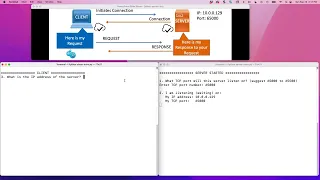 Python 1 Simple Client-Server IP and Port Number