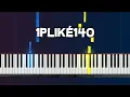 1PLIKE140 - ONGBAK 2 (PIANO COVER INSTRU TUTORIEL KARAOKE ) [ Ga&Dr Piano Tuto ]