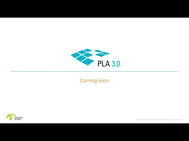 Screenshot of video Coming soon in PLA 3.0