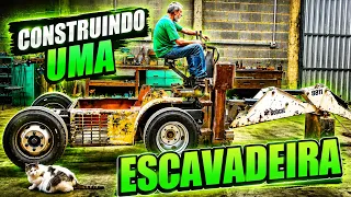 SERÁ POSSÍVEL? CONSTRUINDO UMA ESCAVADEIRA HIDRÁULICA!!!
