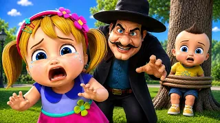 ¡Un Extraño Se Lleva a los Niños con Dulces! 😱 | Stranger Takes the Kids Away! 🚓🍭