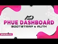 PHUE Web Dashboard in Python - Bootstrap Finish Auth Episode MenuDocs