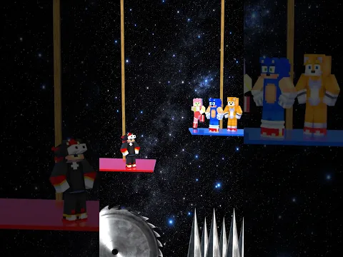 Team Sonic VS Team Shadow😱 Platform Battle In Space😲 Who Will Win?😓 Help Team Sonic?🙏