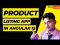 Angular 15 Product Management Angular CRUD Project from Scratch Angular Project Using Bootstrap UI
