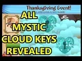 Merge Dragons Thanksgiving Event - ALL Mystic Cloud Key Items Unlock Revealed