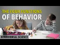 The Four Functions of Behavior ABA