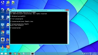 how to compile and run Java program using Command Prompt