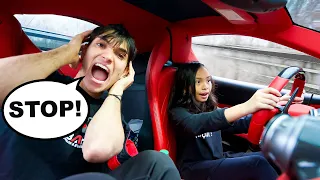 Download WE LET OUR LITTLE SISTER DRIVE THE FERRARI FOR THE FIRST TIME! MP3