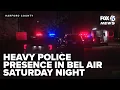 Heavy police presence in Bel Air