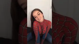 spider girl cosplay spidergirl costume #shorts #spidergirl #spidergwencosplay
