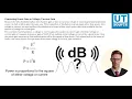 Conversion of Decibels and Unitless Ratio--Utsource
