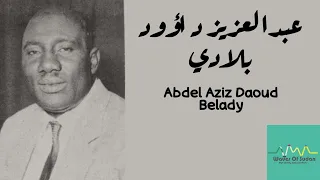 عبدالعزيز داؤود بلادي Abdel Aziz Daoud Belady 