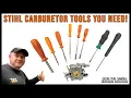 Stihl Carburetor Tools You Need For Chainsaws Weedeaters Leaf Blowers etc