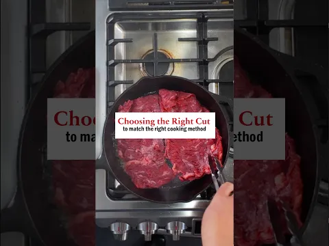 Beef 101 Choosing the Right Cut for the Cooking Method #beef #beefitswhatsfordinner #beef101