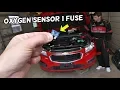 CHEVROLET CRUZE LAMBDA OXYGEN SENSOR 1 FUSE LOCATION REPLACEMENT UPSTREAM OXYGEN SENSOR FUSE