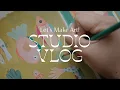 Download Lagu Repainting My Most Popular Illustration, Tiny Art Show, Packing Mail ✨ STUDIO VLOG
