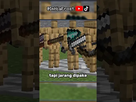 Senjata yang jarang dipake di Minecraft