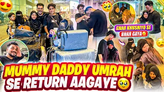 Mummy Daddy Umrah Se Return Aagaye 🥹| Ghar Khushiyo Se Bhar Gaya | Fokats | Abresh & Zeeshan