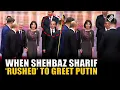Download Lagu Pakistani PM Shehbaz Sharif rushes to greet Prez Putin at world Leaders' Family Photo at SCO Summit