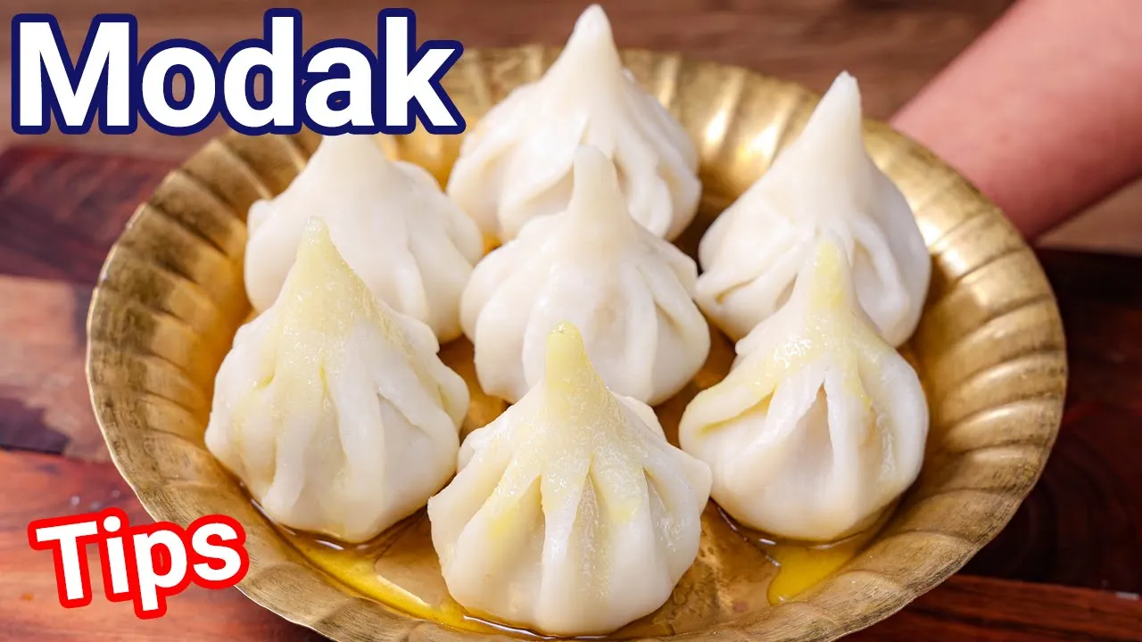 Ukadiche Modak Recipe - Tips & Tricks No Mould       Steamed Modak for Ganesh Chaturthi
