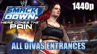 wwe smackdown here comes the pain all divas entrances 1440p